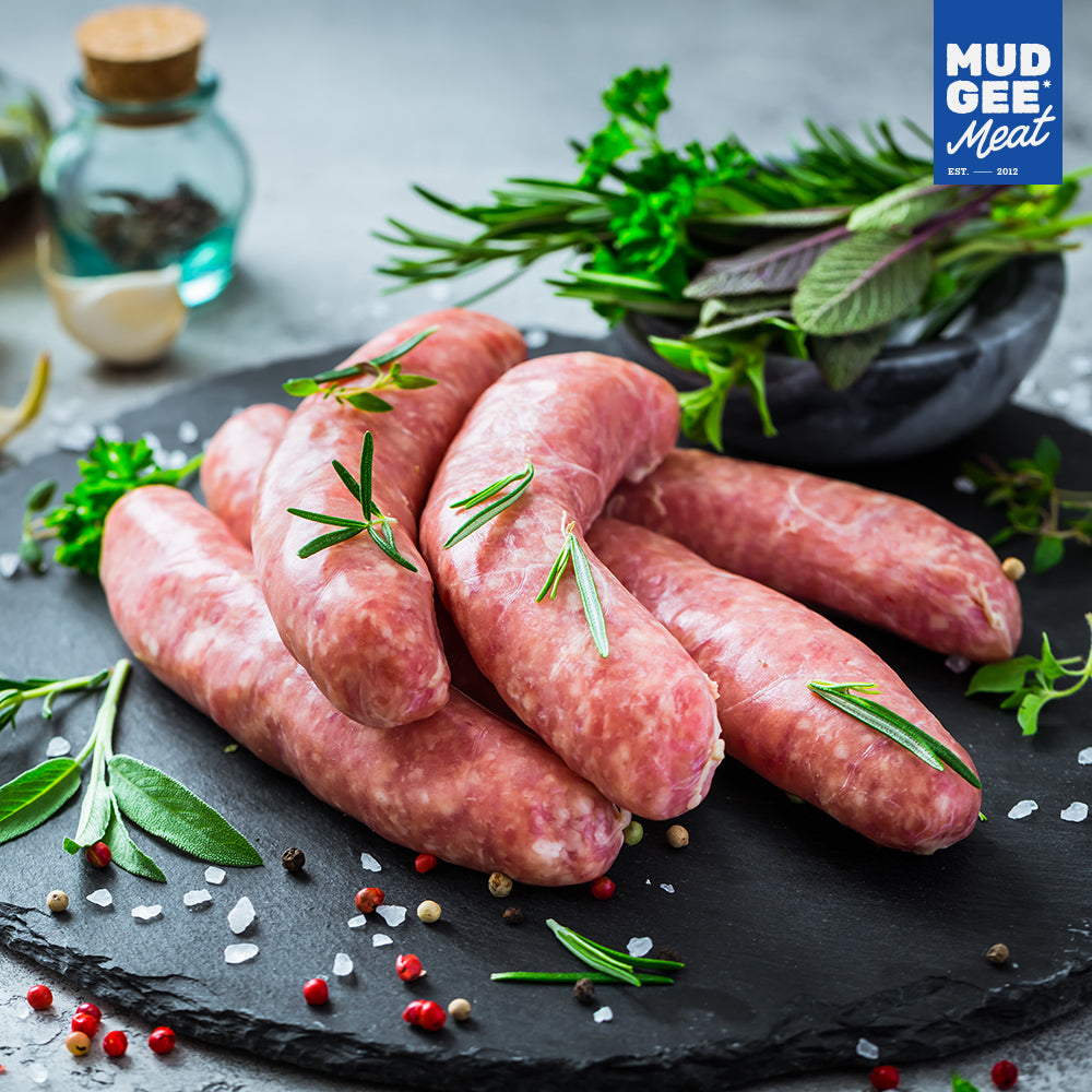 NEW - Chicken, Fetta, Bacon and Rocket Sausages (GF)