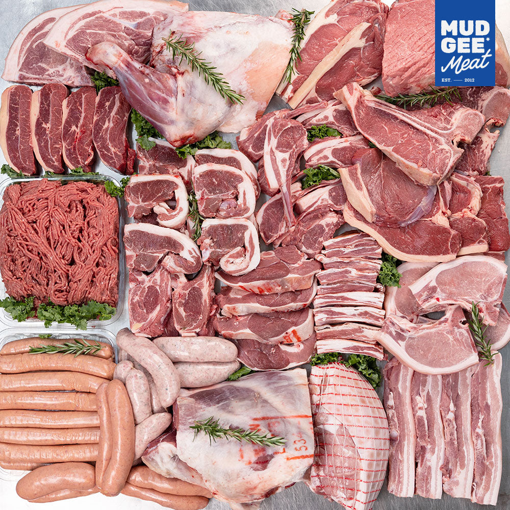 Christmas Family Feast with Half-Leg Bone-In Ham