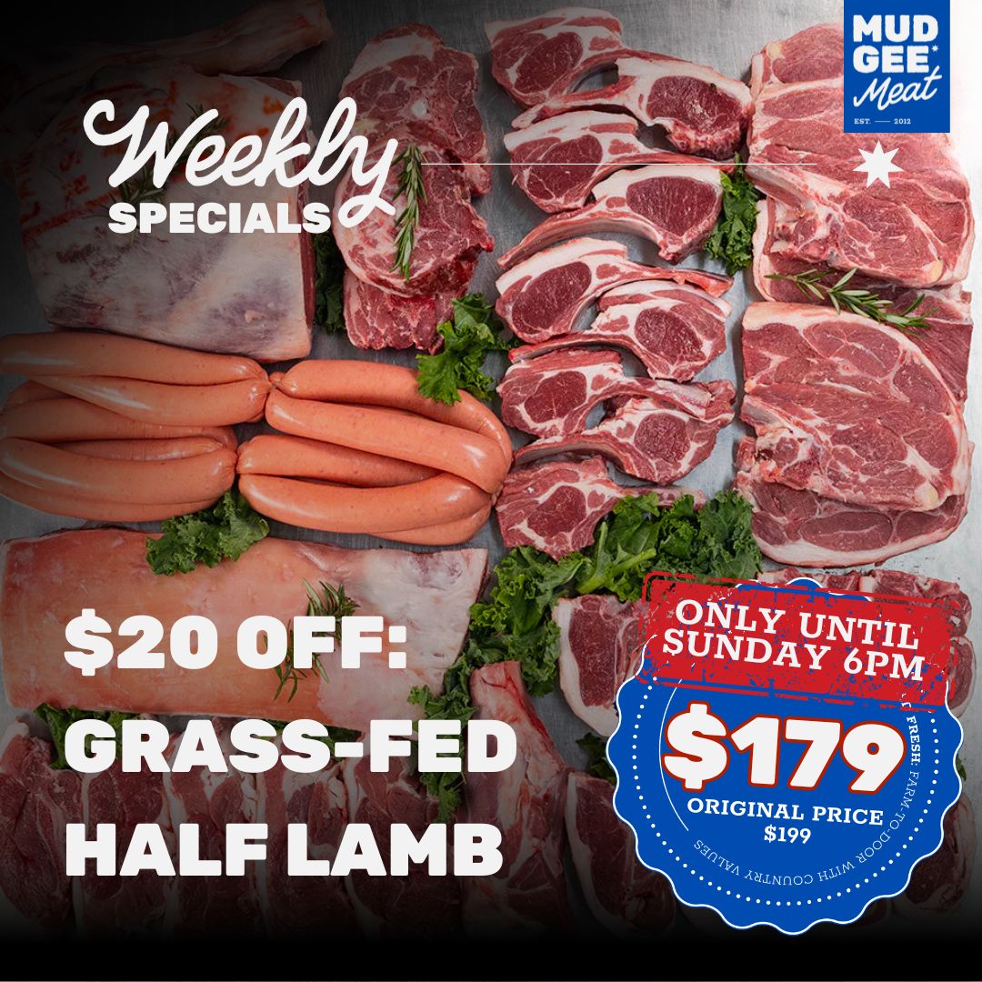 $20 OFF: Grass Fed Half Lamb