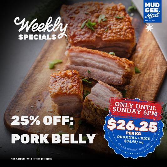 25% OFF: Pork Belly