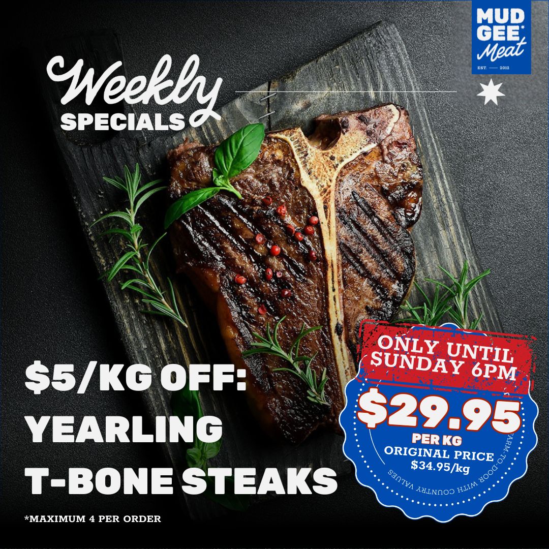 $5/kg OFF: T-Bone Steak