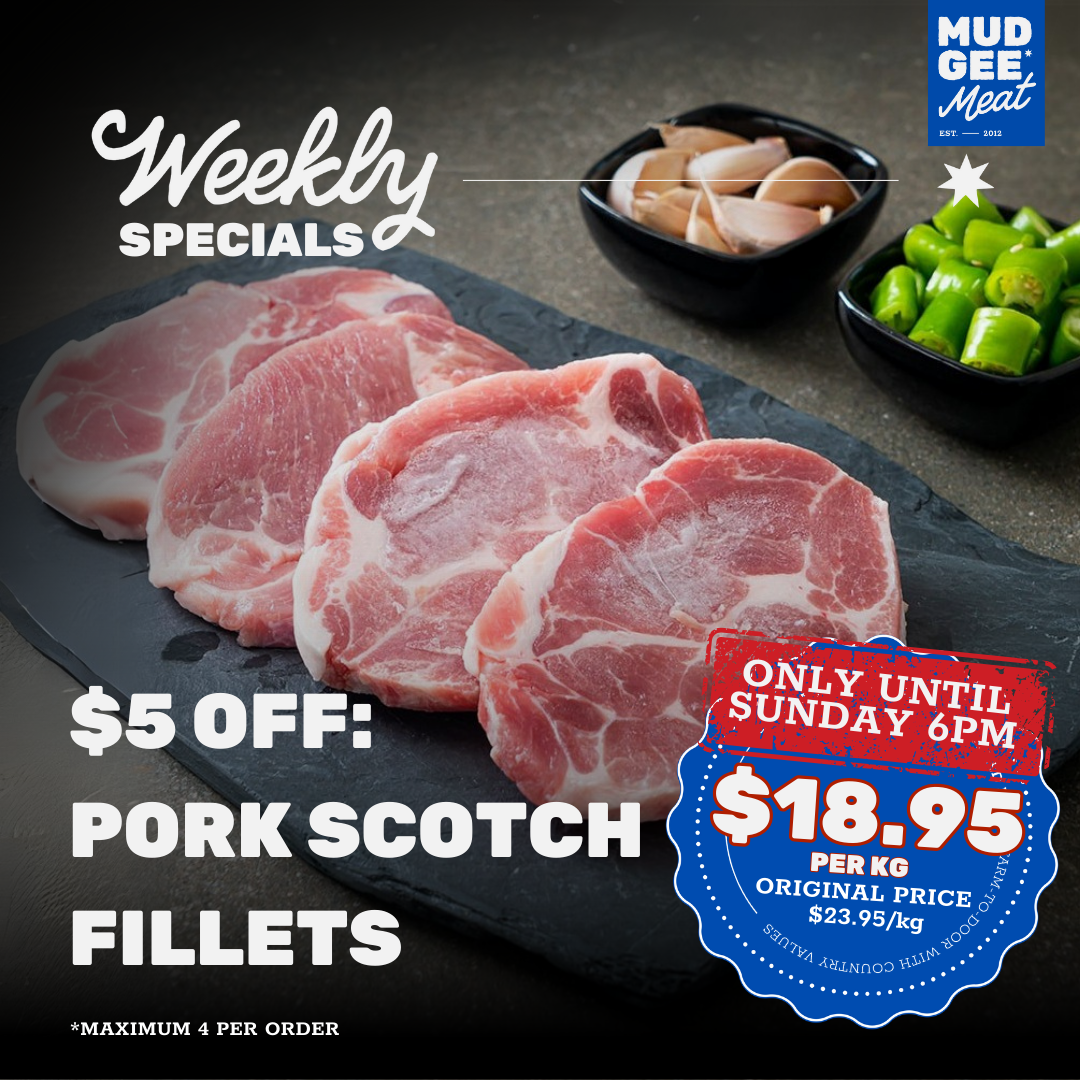 $5 OFF: Pork Scotch Fillet