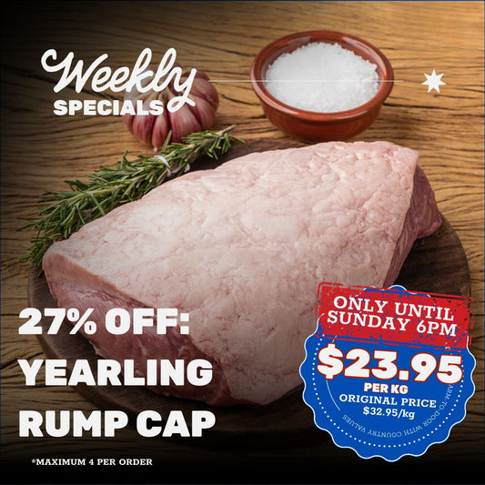 27% off SPECIAL: Yearling Rump Cap