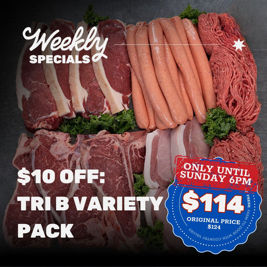 $10 off SPECIAL: Tri Pack B