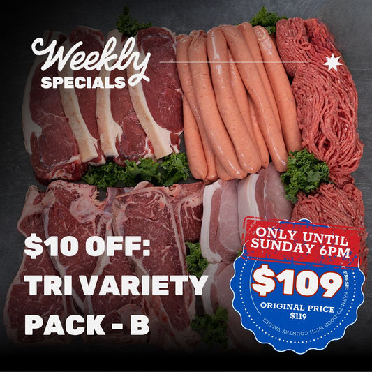 $10 off SPECIAL: Tri B Variety Pack