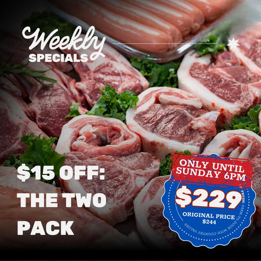 $15 off SPECIAL: The Two Pack