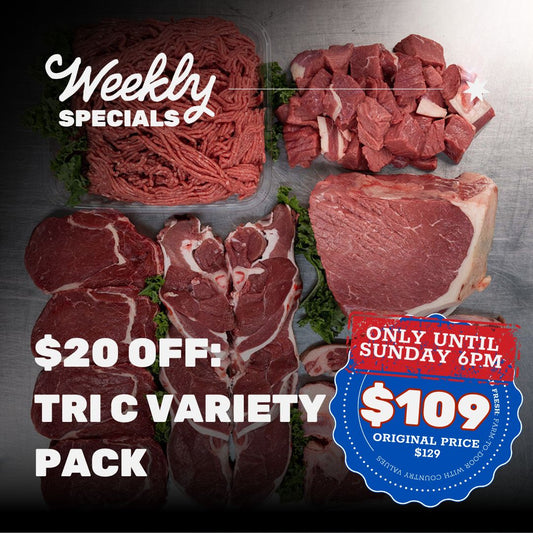 $20 OFF SPECIAL: Tri C Variety Pack