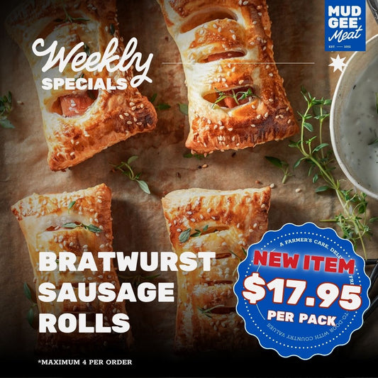 SPECIAL: Bratwurst Sausage Rolls
