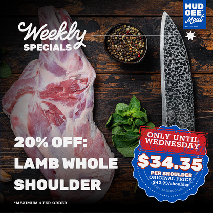 20% OFF: Lamb Whole Shoulder