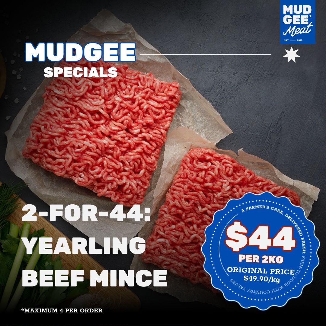 2kg for $44 SPECIAL: Premium Beef Mince