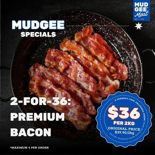 2kg for $36 SPECIAL: Premium Bacon