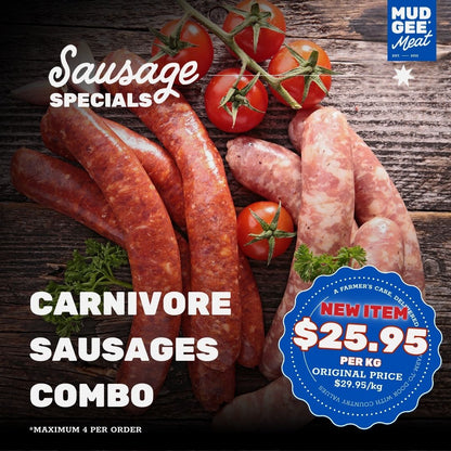 Carnivore Sausages Combo (PF, GF)