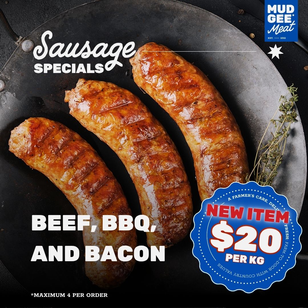 LIMITED EDITION: Beef, BBQ, and Bacon Sausages