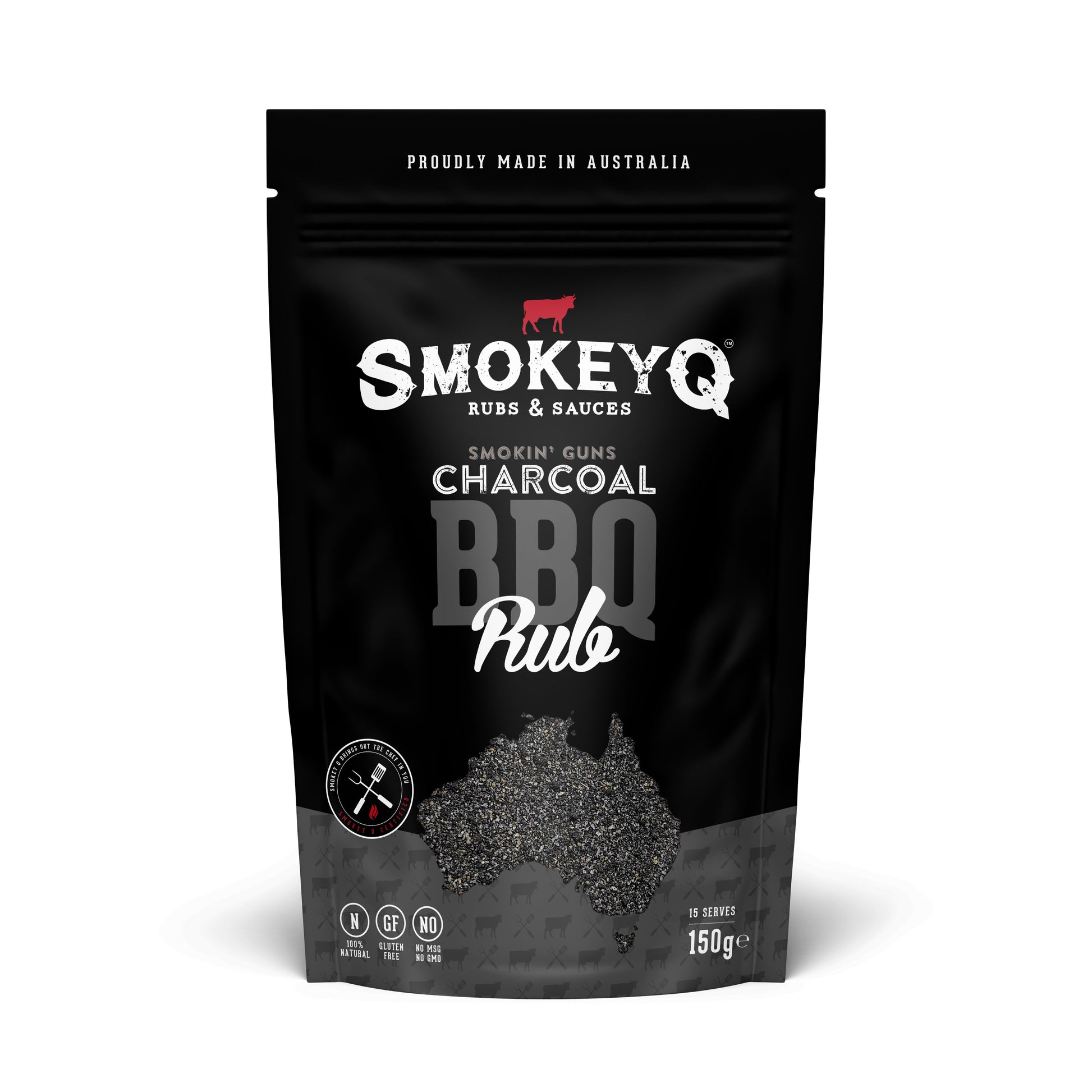 Smokin Guns Charcoal Rub 150g