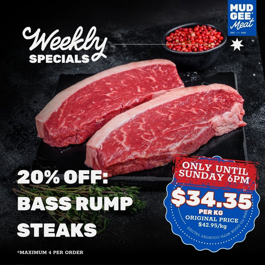 20% OFF: Bass Strait Rump Steak