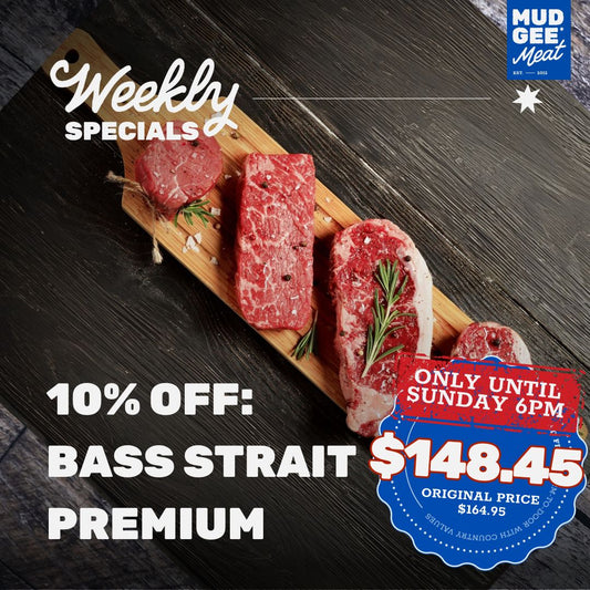 10% OFF: Bass Strait Beef Premium Pack