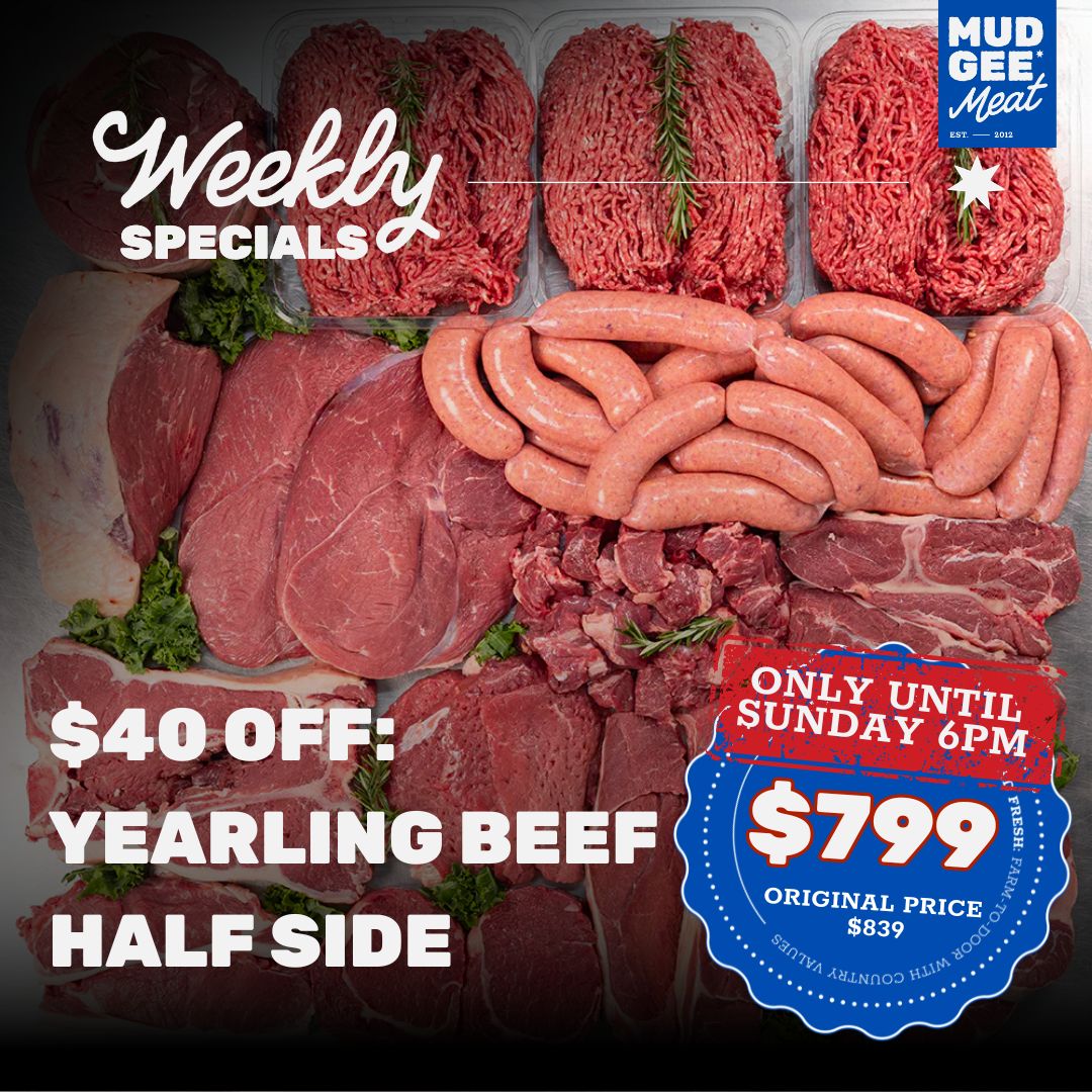 $40 OFF: Yearling Beef - Half Side PLUS Whole Eye Fillet