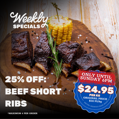 25% OFF: Beef Short Ribs