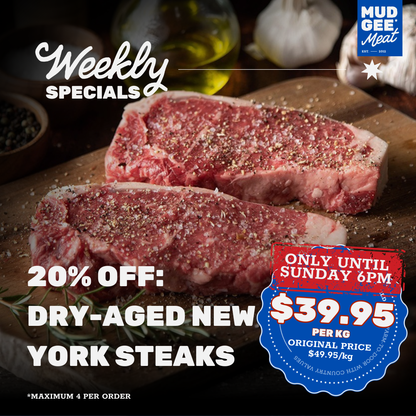 20% OFF: DRY AGED New York Steak