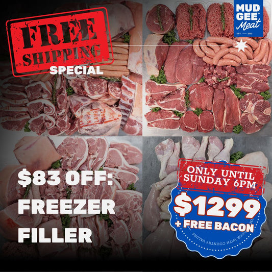 $83 OFF: Freezer Filler + FREE Bacon