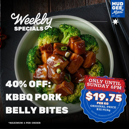 40% OFF: Korean BBQ Pork Belly Bites