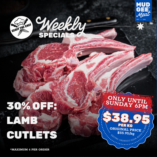 30% OFF:  Lamb Cutlets