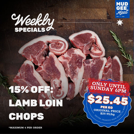 15% OFF: Lamb Loin Chops