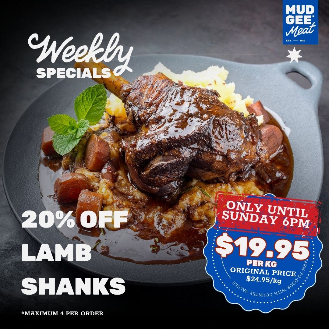 20% OFF: Lamb Shanks