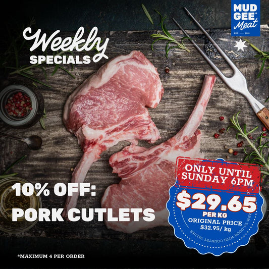 10% OFF: Pork Cutlets
