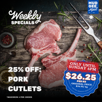 25% OFF: Pork Cutlets
