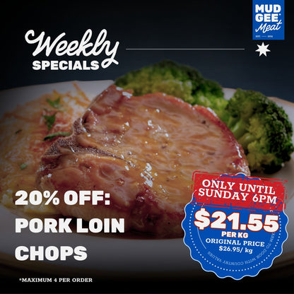 20% OFF: Pork Loin Chops