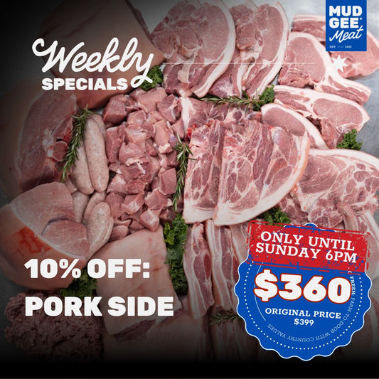 10% OFF: Paddock Raised Pork Side