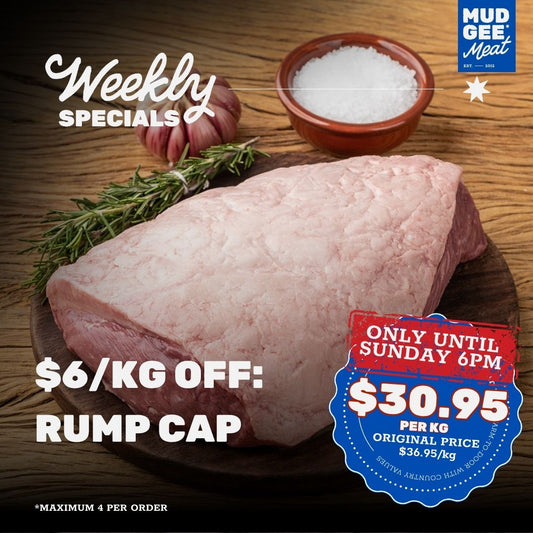 $6/kg OFF: Rump Cap
