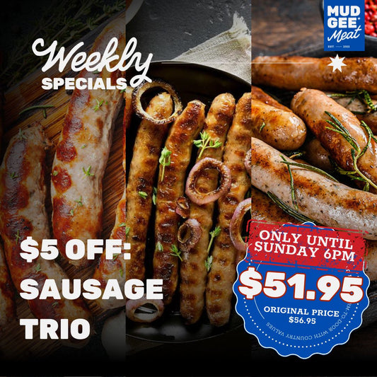 $5 OFF: Sausage Trio (GF)