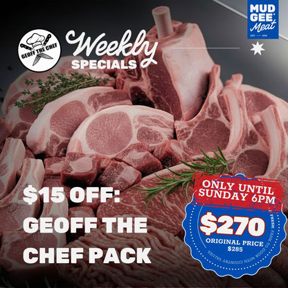 $15 OFF: Geoff The Chef Variety Pack