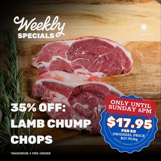 35% OFF: Lamb Chump Chops