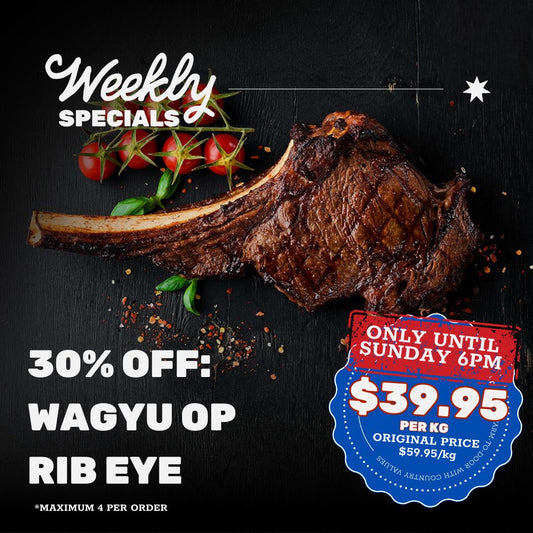 30% OFF Wagyu Rib Eye