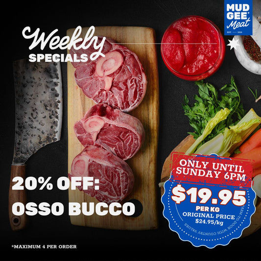 20% OFF SPECIAL: Osso Bucco