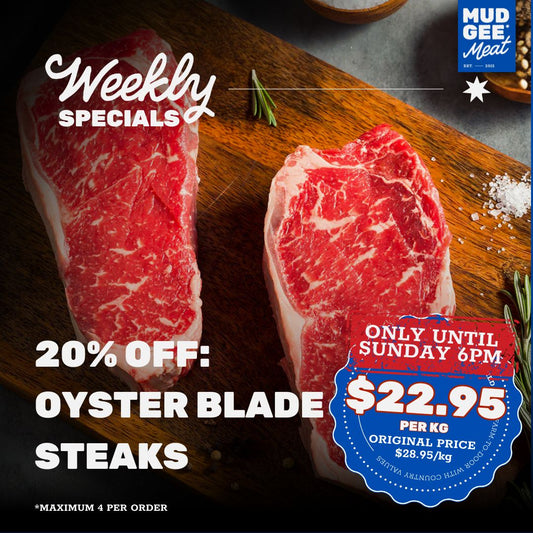 20% OFF: Oyster Blade Steak