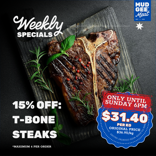 15% OFF: T-Bone Steak