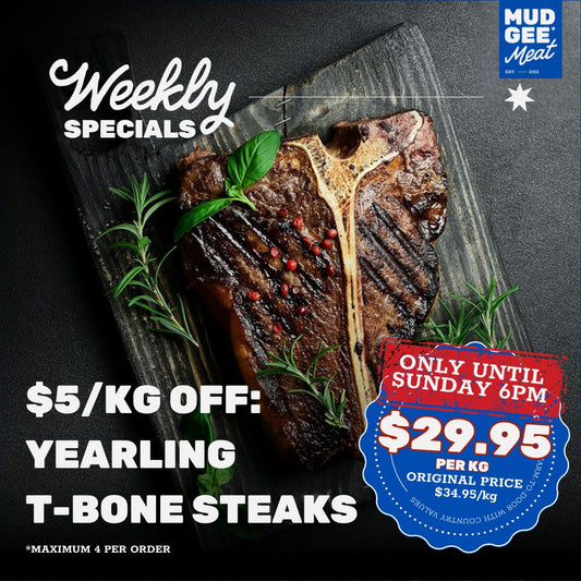 $5/kg OFF: T-Bone Steak