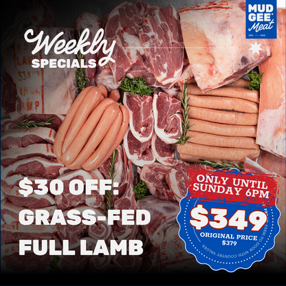 $30 OFF: Grass Fed Full Lamb