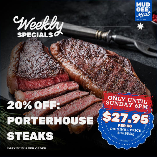 20% OFF: Porterhouse Steak