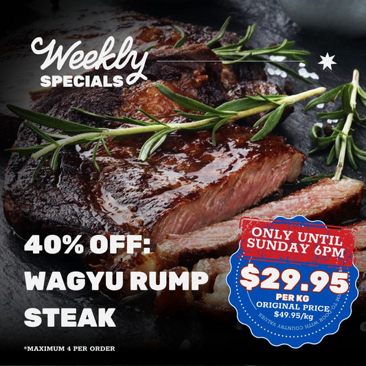 40% OFF Wagyu Rump