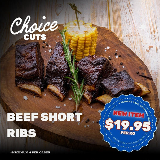NEW CHOICE CUT: Beef Short Ribs