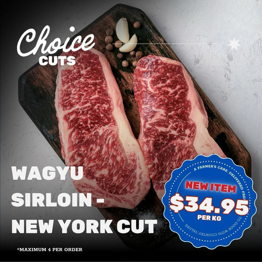 NEW CHOICE CUT: Wagyu Sirloin - New York Cut