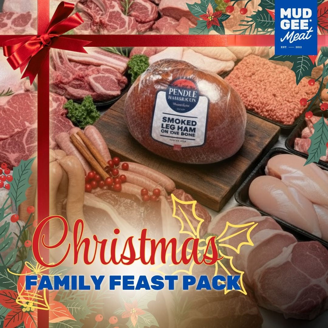 Christmas Family Feast with Half-Leg Bone-In Ham