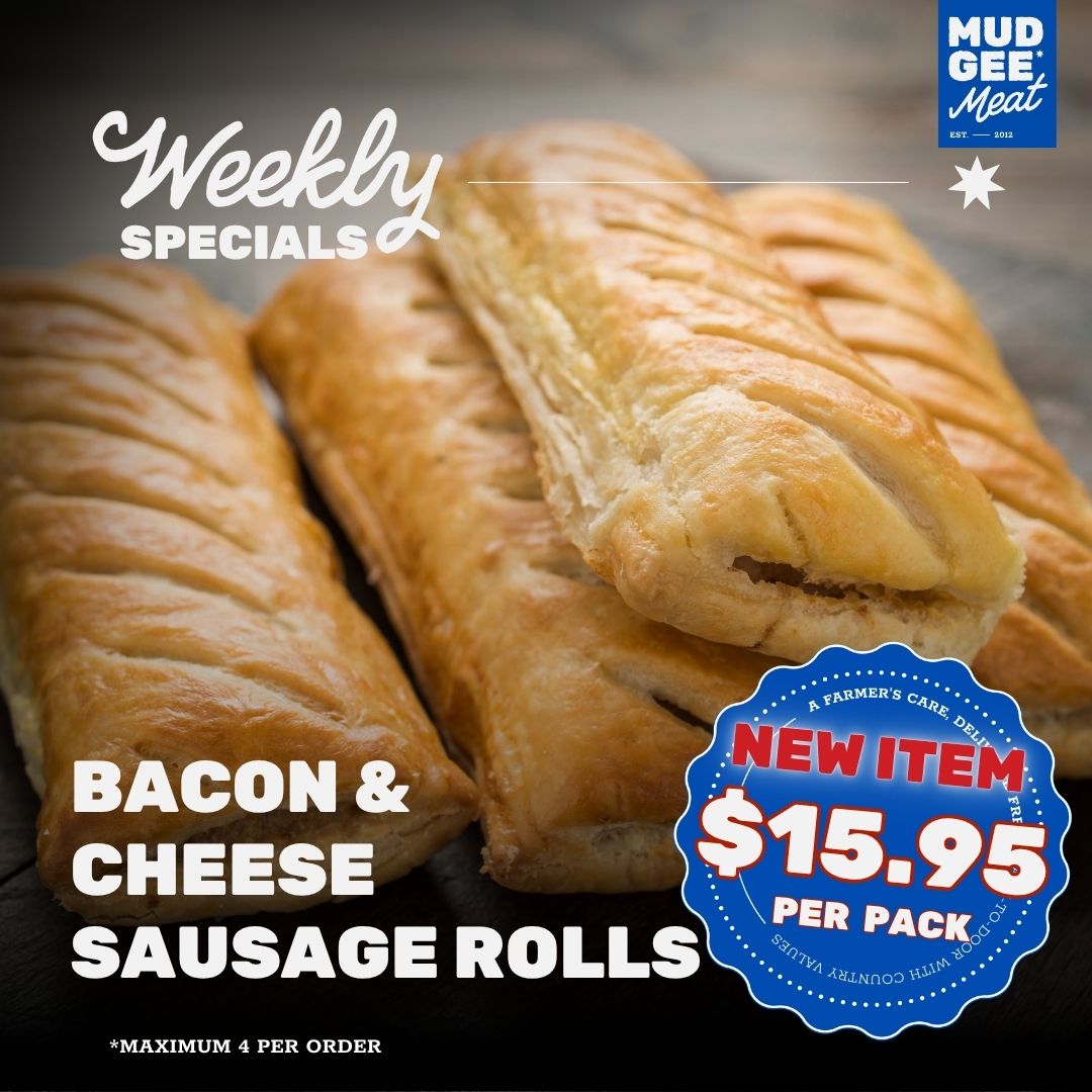 SPECIAL: Bacon & Cheese Sausage Rolls
