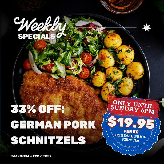 33% OFF: German Pork Schnitzels